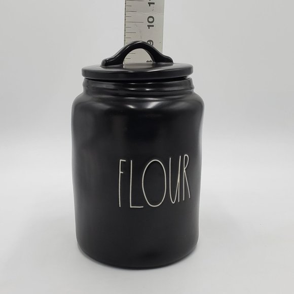 Rae Dunn FLOUR Lidded Canister & WHISK - Picture 14 of 16